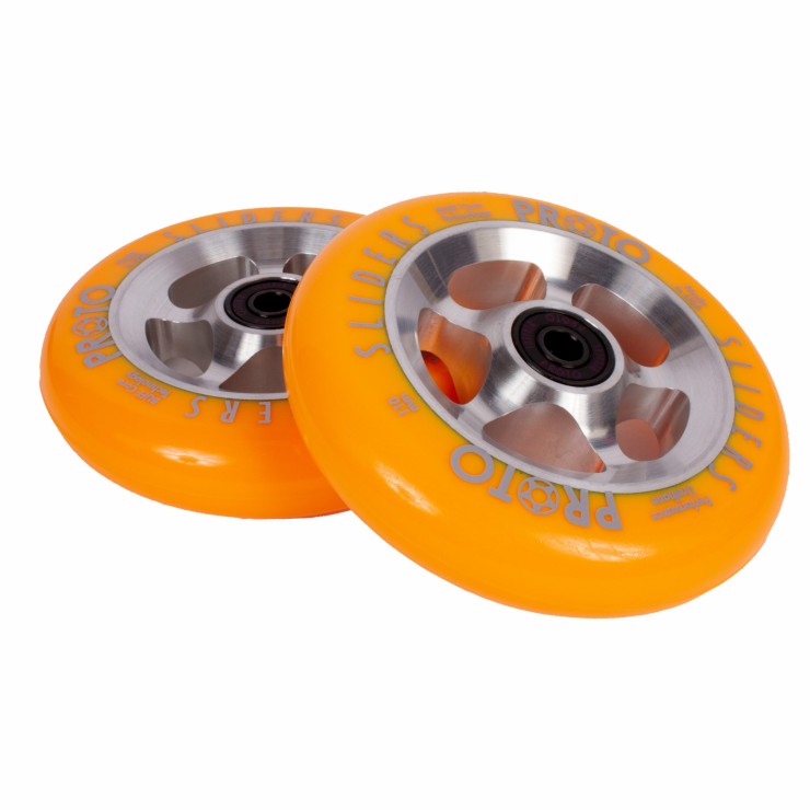 Колесо для самоката Proto StarBright Sliders 110 пара Neon Orange on Raw