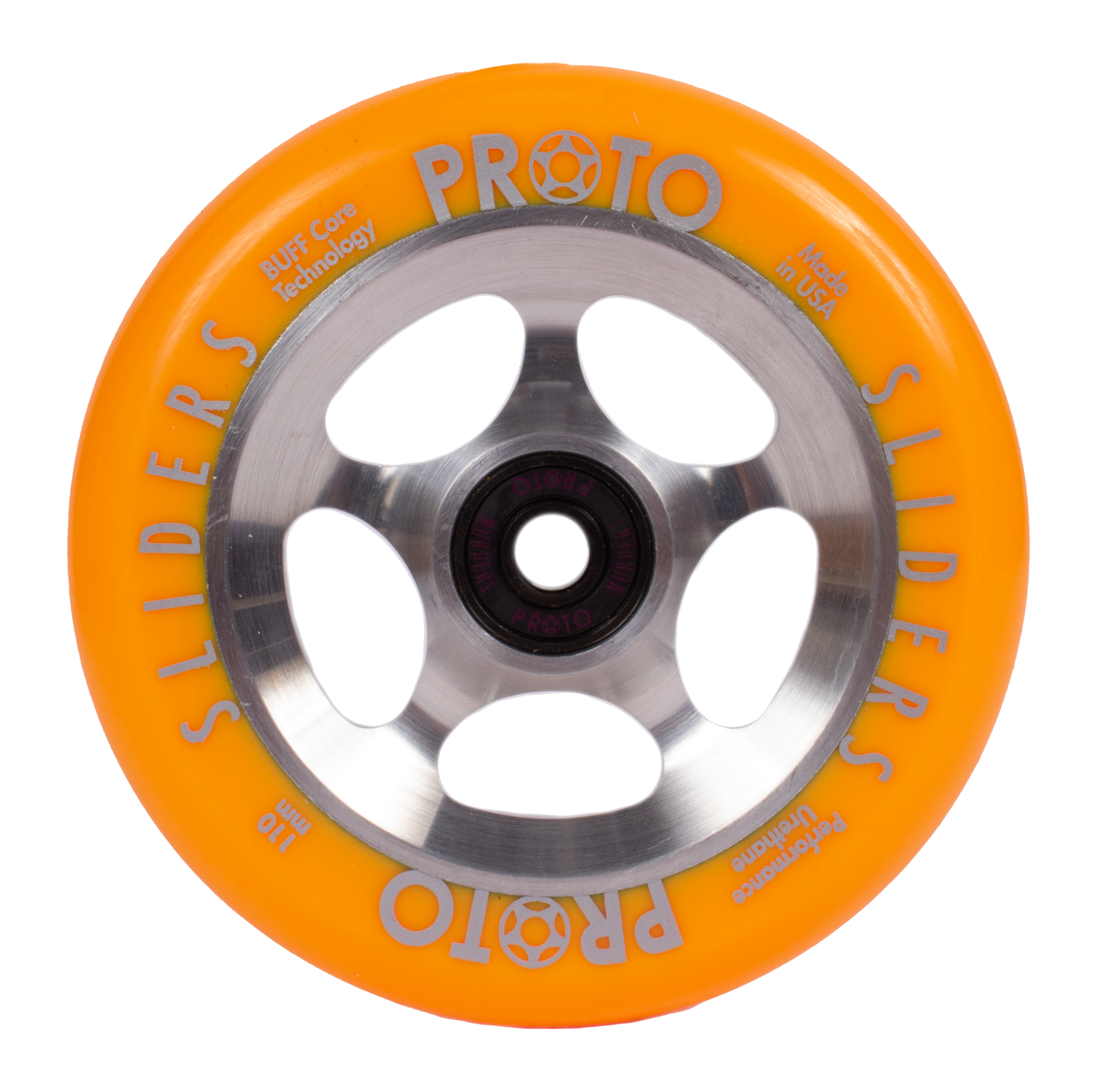 Колесо для самоката Proto StarBright Sliders 110 пара Neon Green on RawNeon Orange on Raw