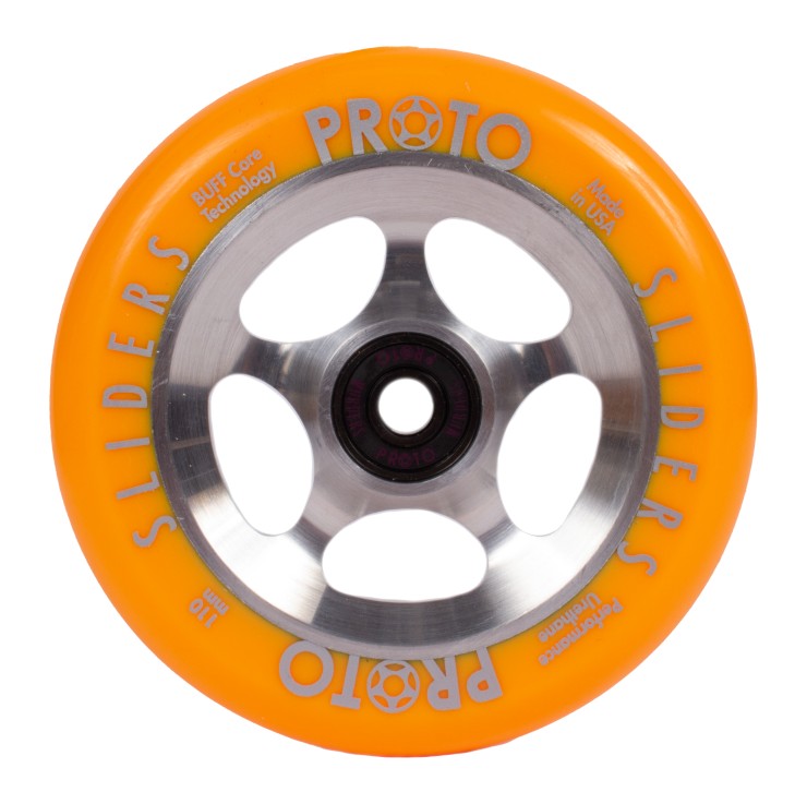 Колесо для самоката Proto StarBright Sliders 110 пара Neon Orange on Raw