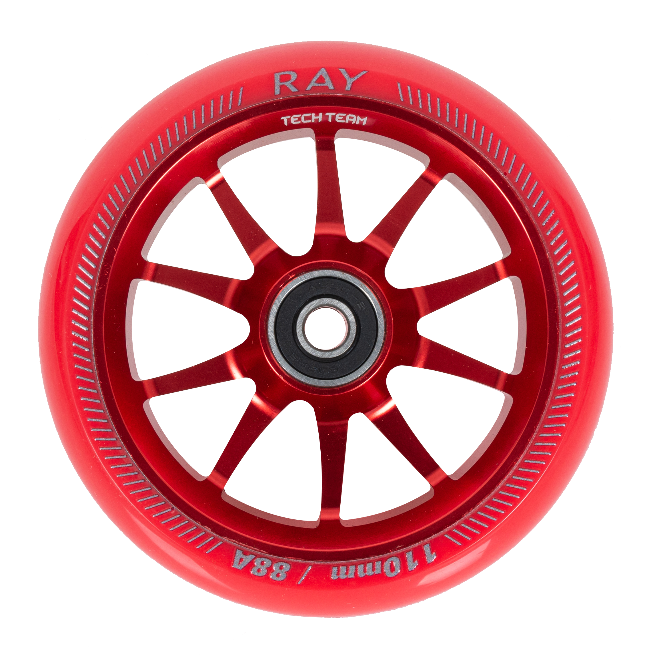 Колесо для самоката Tech Team Ray 110 черныйкрасный