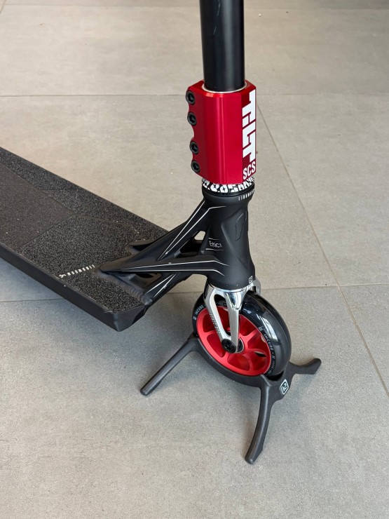 Трюковой самокат Hellride French cherry черный
