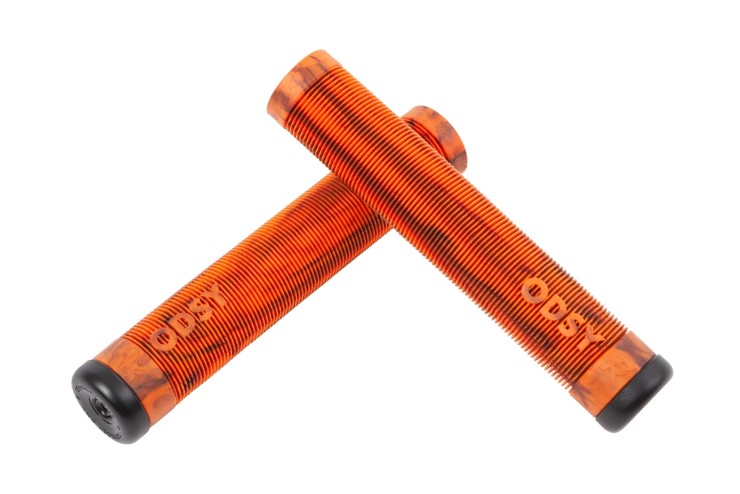 Грипсы Odyssey Broc Raiford Swirl оранжевый / фиолетовый