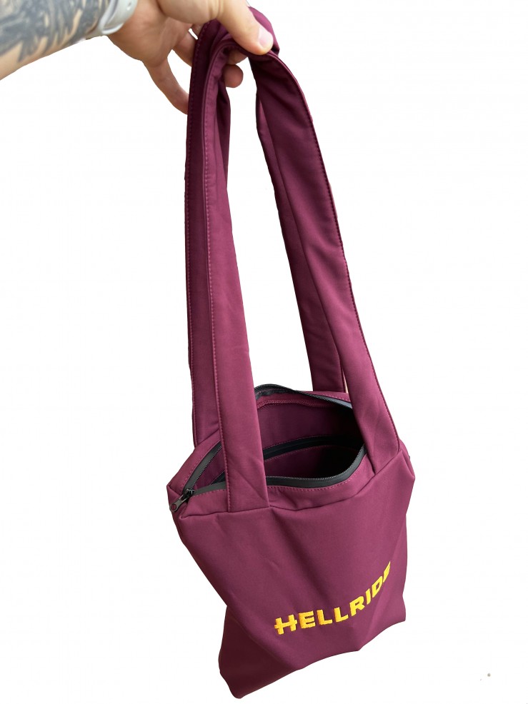 Сумка Hellride Shopper бордовый