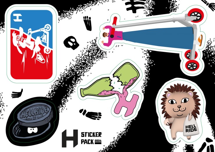 Наклейка Hellride Sticker Pack 2026 мульти