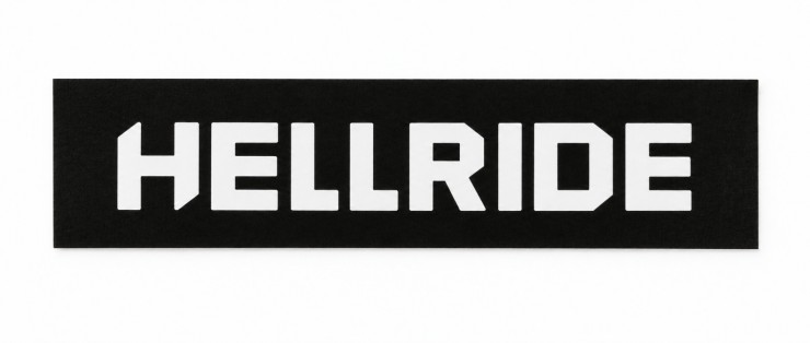 Наклейка Hellride Hell Logo черный