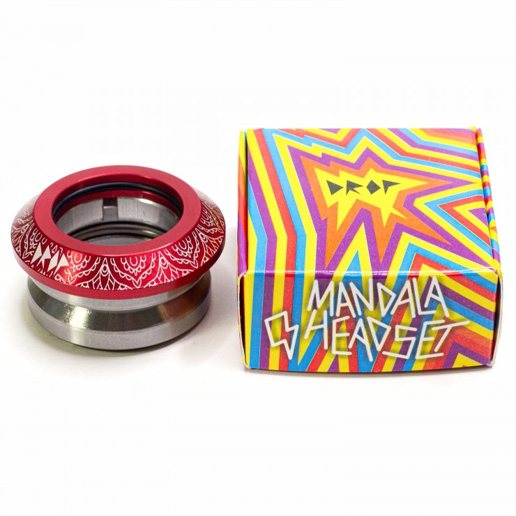 Рулевая Drop Mandala красный