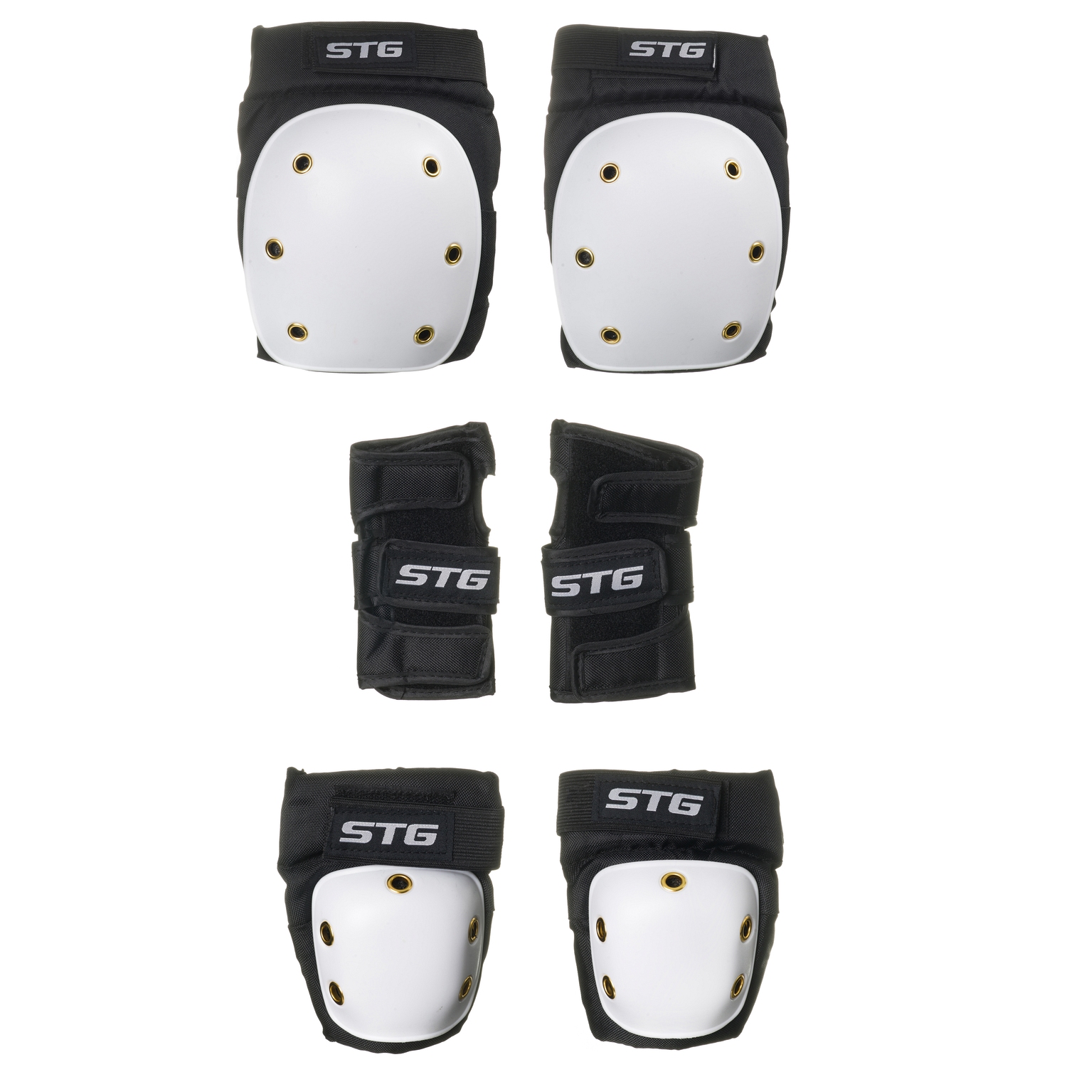 Комплект защиты STG YX-0338 (черный / белый)