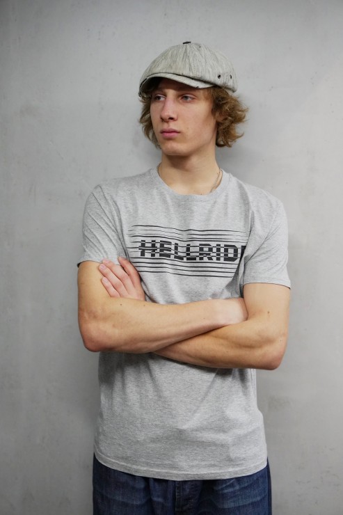 Футболка Hellride Noise серый