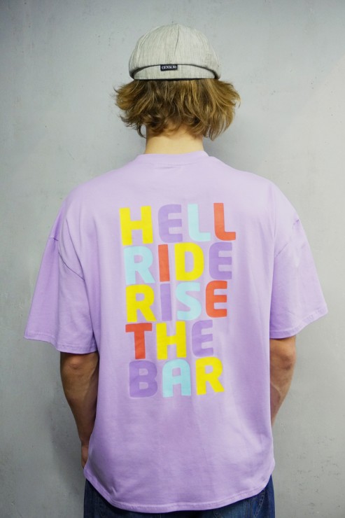 Футболка Hellride 15th сиреневый