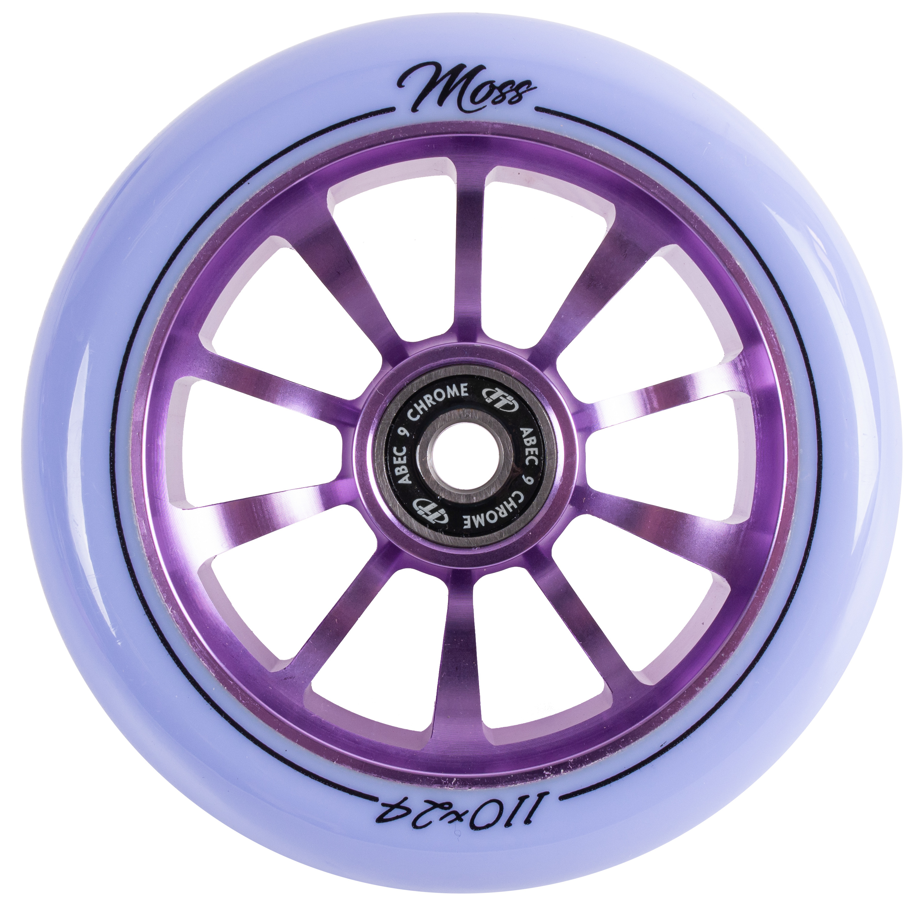 Колесо для самоката Tech Team Moss 110 фиолетовыйфиолетовый