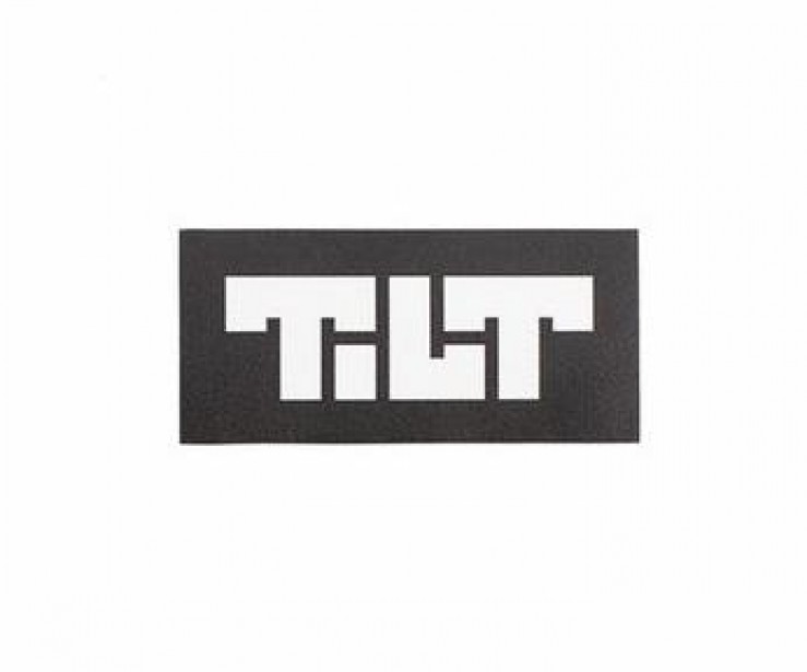 Наклейка Tilt Block logo черный