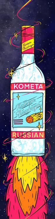 Шкурка Комета Russkaya Синяя мультимульти