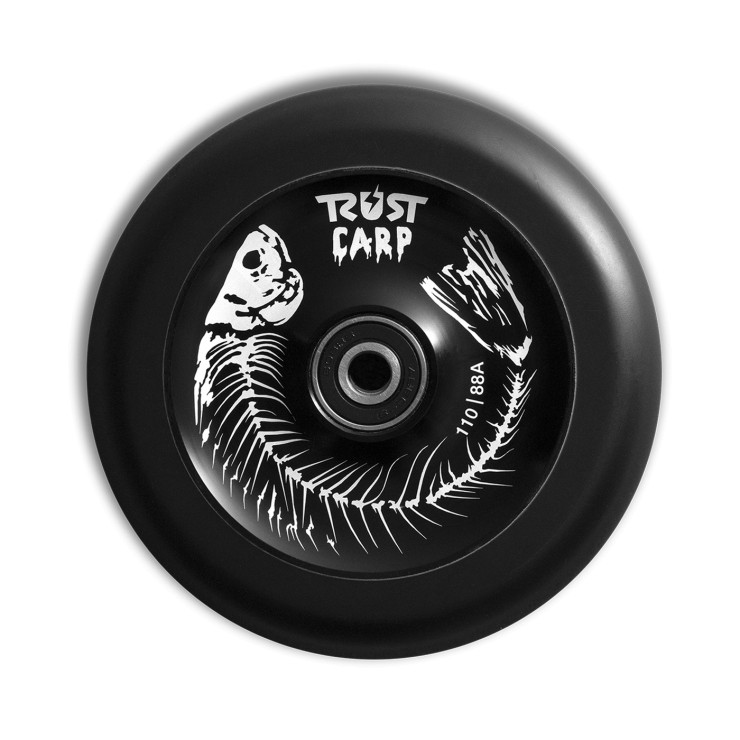 Колесо для самоката Trust Carp v2 110 пара черный / белый