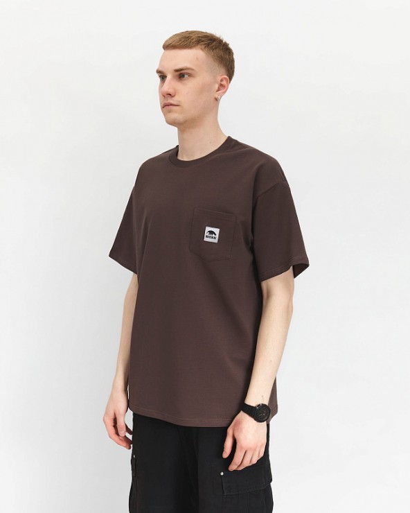 Футболка Anteater Phat Pocket коричневый