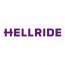 Наклейка Hellride Logo фиолетовый