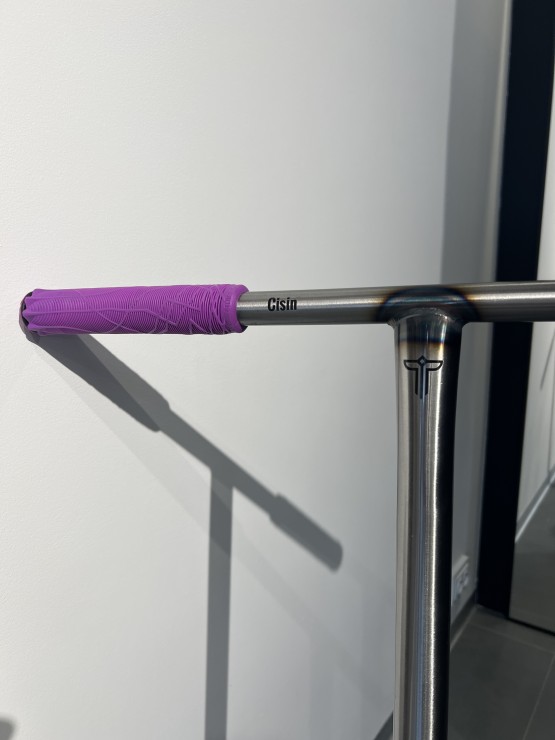 Трюковой самокат Hellride Purple Swag серый / фиолетовый