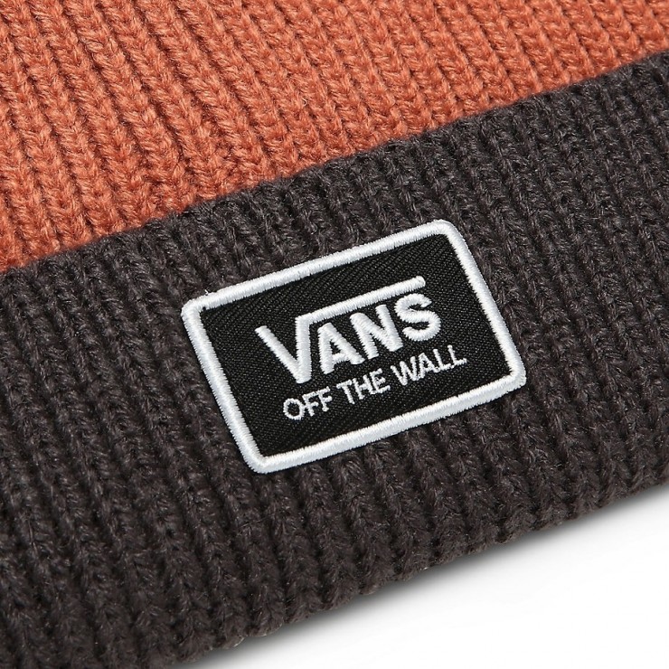 Шапка Vans Falcon beanie коричневый  One Size