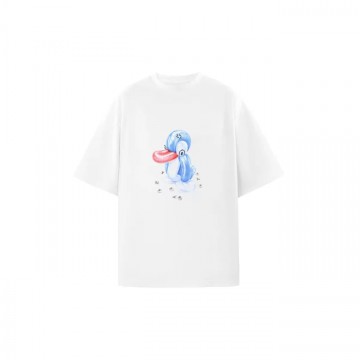 Футболка Called a Garment BALLOON PENGUIN T-SHIRT белый  L