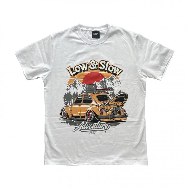 Футболка Burn Out Low & Slow белый