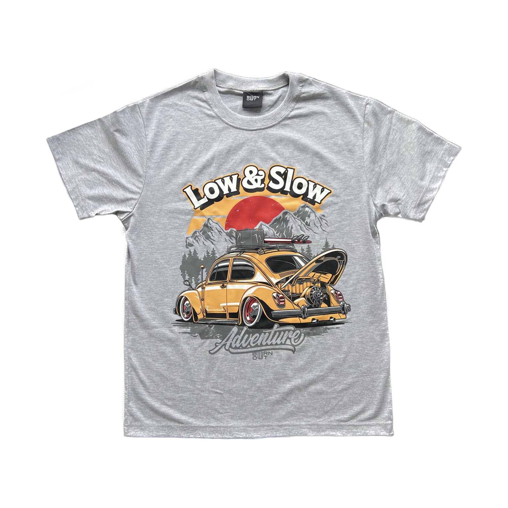 Футболка Burn Out Low & Slow серый L