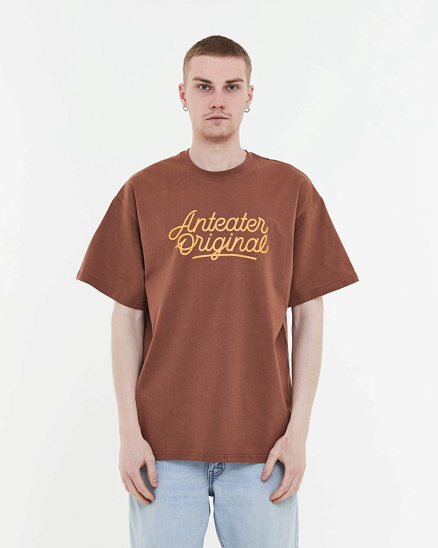 Футболка Anteater Tee белый / оранжевыйгорчичный