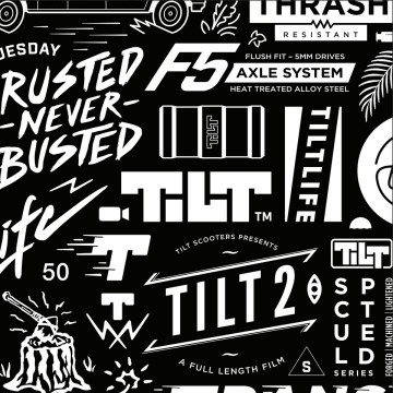 Наклейка Tilt Compilation Sticker черный