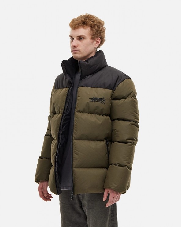 Куртка Anteater Down Jacket черный / хаки  XL