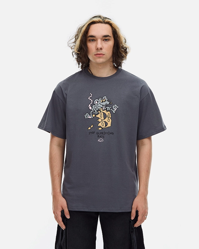 Футболка Anteater Tee серый / розовыйсерый / желтый