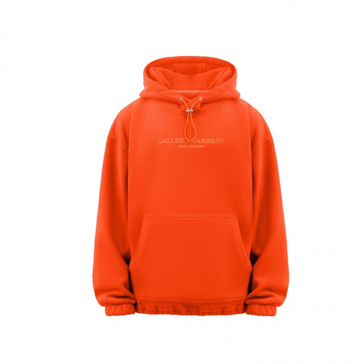Худи Called a Garment Wrap hoodie оранжевый