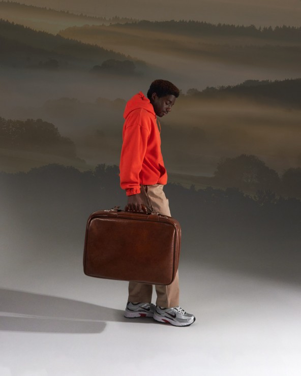 Худи Called a Garment Wrap hoodie оранжевый