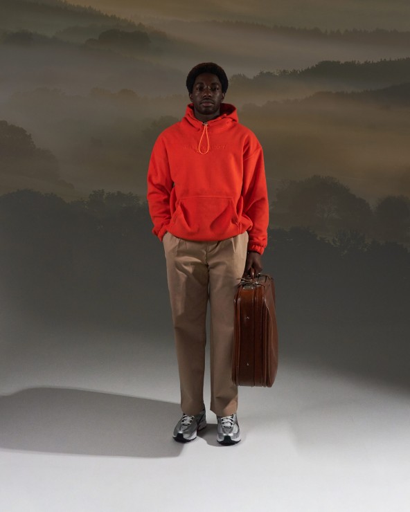 Худи Called a Garment Wrap hoodie оранжевый