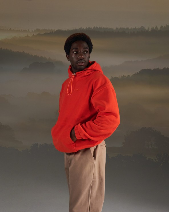 Худи Called a Garment Wrap hoodie оранжевый