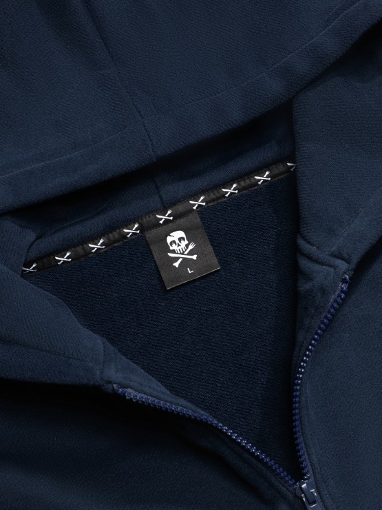 Худи HardLunch Logo Zip темно-синий