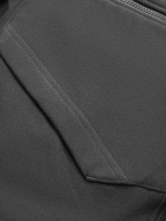 Худи HardLunch Logo Zip темно-серый