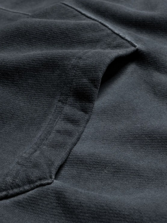 Худи HardLunch garment dye Logo темно-серый