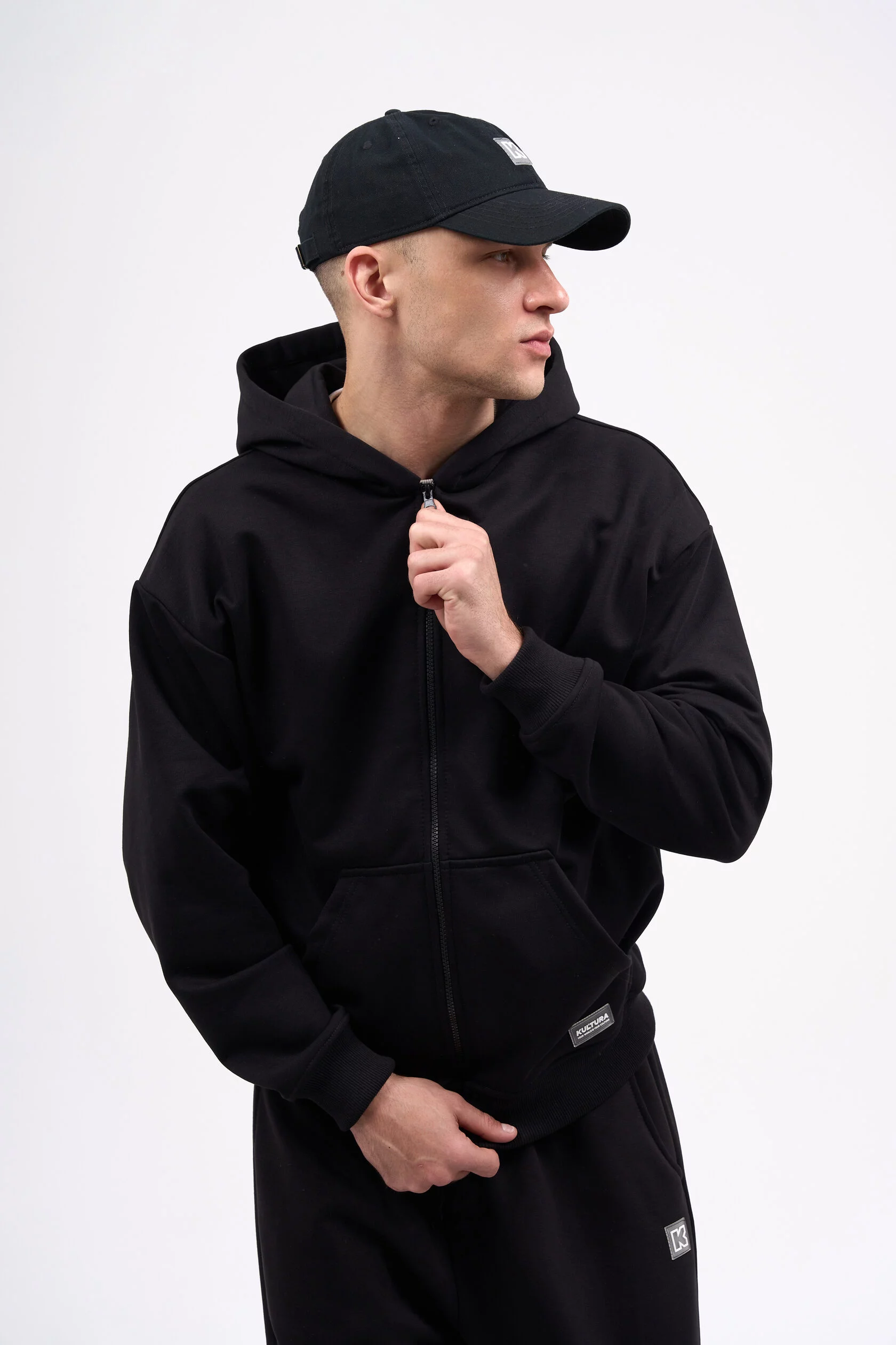 Худи Культура Basic черный XL