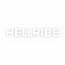 Наклейка Hellride Logo белый - купить с доставкой, цена в Москве ...