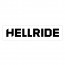 Наклейка Hellride Logo черный