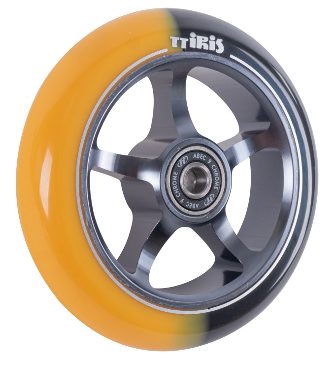 Колесо для самоката Tech Team Iris 110 серый / желтый