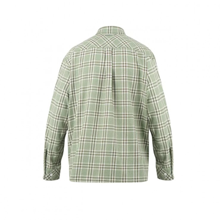 Рубашка Called a Garment Human flannel зеленый