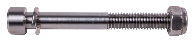 Ось Tech Team М8х70 из титана серебристый