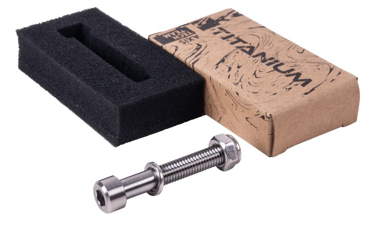 Ось Tech Team М8х50 из титана серебристый