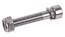 Ось Tech Team М8х45 из титана серебристый