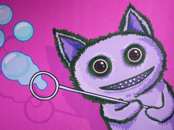 Шкурка Tech Team Bubble мульти