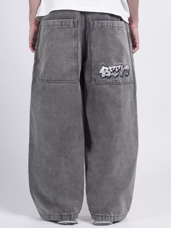 Джинсы Beekt серый