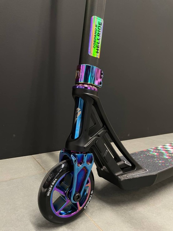 Трюковой самокат Hellride Diamond черный