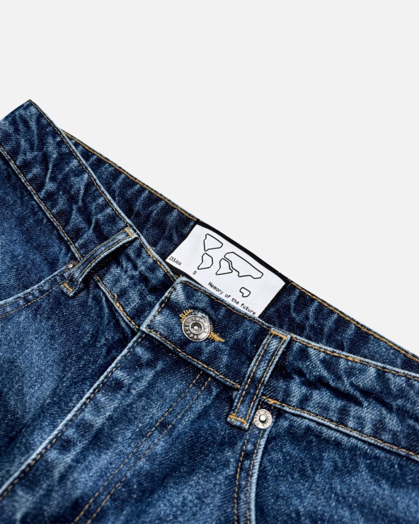 Джинсы Issaya Loose Fit Punk синий