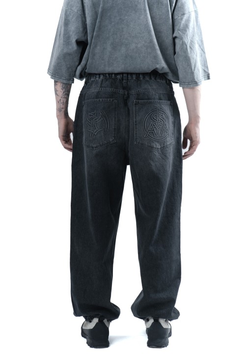 Джинсы Issaya x Volchok Balloon Fit черный