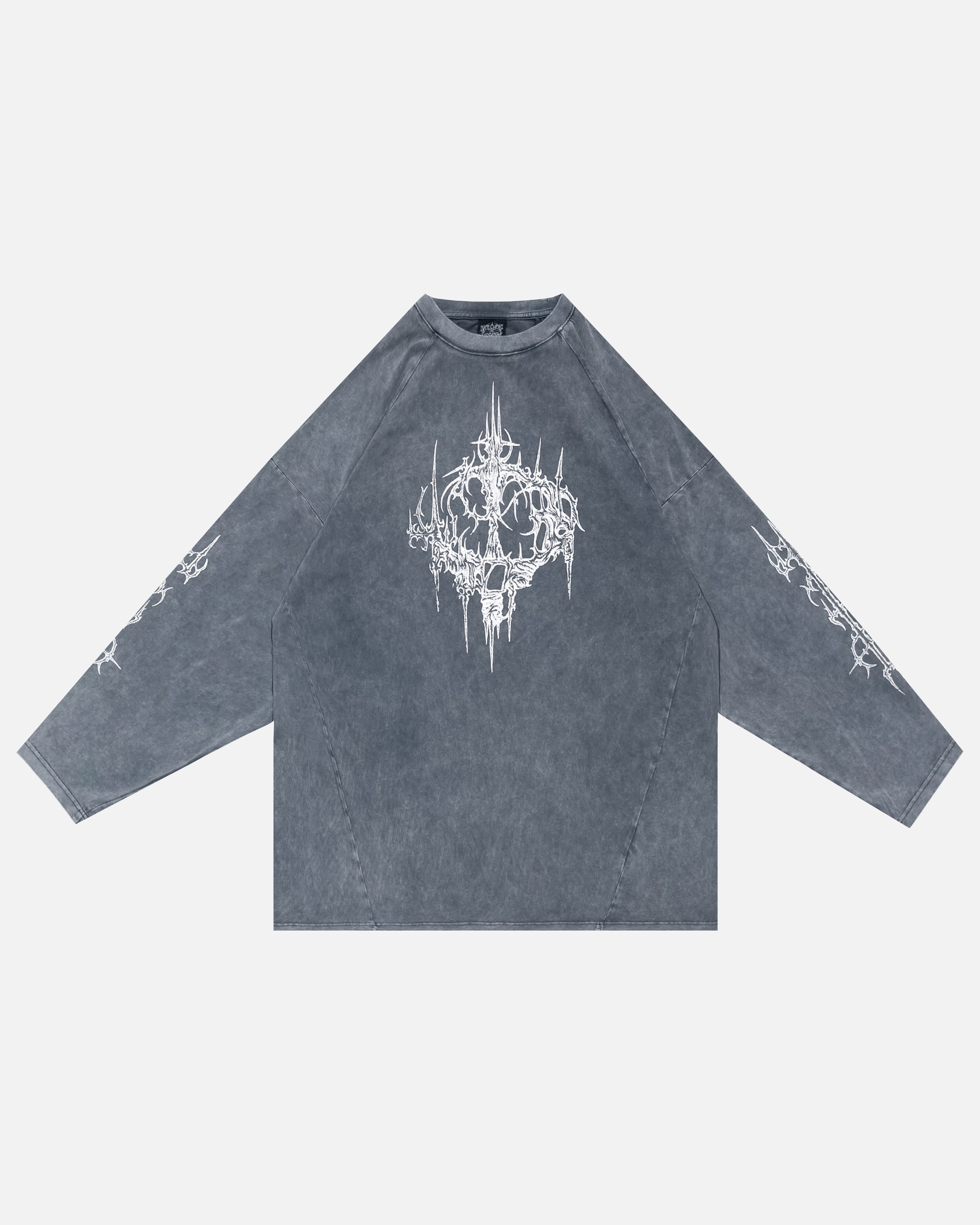 Лонгслив Issaya x Volchok Ghost Castle серый M