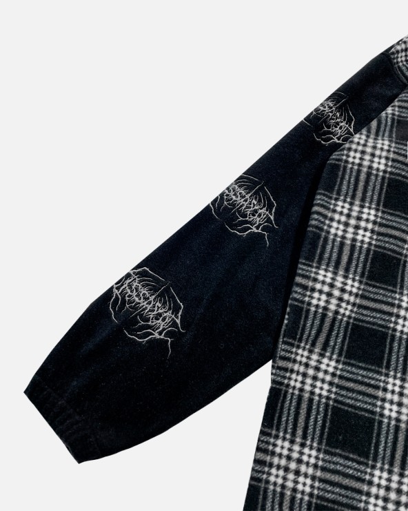 Худи Issaya Tartan Fleece черный